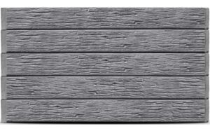 Malibu Woodgrain Charcoal Concrete Sleepers