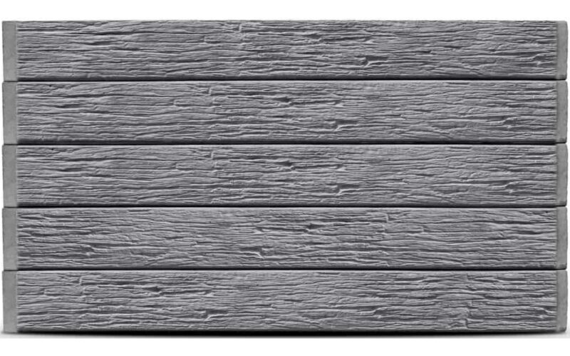 Malibu Woodgrain Charcoal Concrete Sleepers