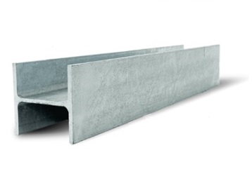 150UC 23.4 Galvanised Retaining Wall Steel Post (H Beam - Fits 100mm)