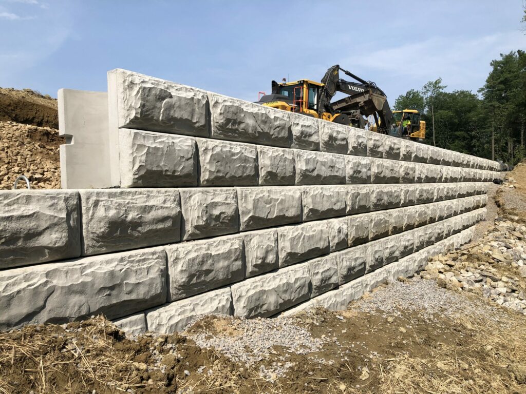 blockwork retaining walls